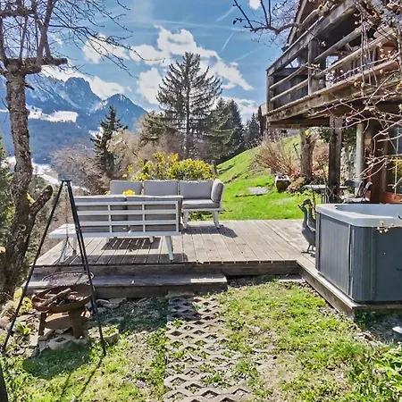 Paradise View - 5 Bedroom Gstaad Paradise View With Outdoor Jacuzzi 木屋 Rougemont