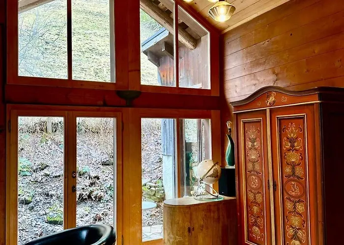 木屋 Gstaad Paradise View With Jacuzzi Rougemont