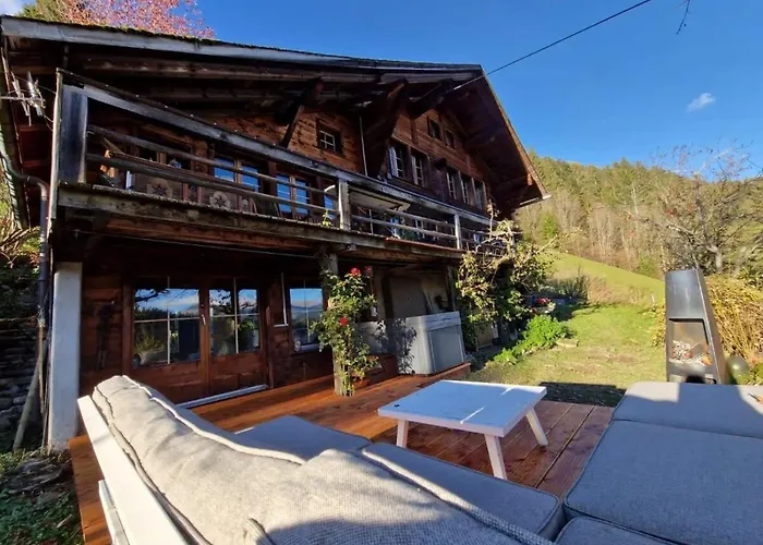 Gstaad Paradise View With Jacuzzi Domek alpejski Rougemont